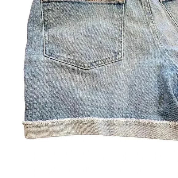 Old Navy Girl's Light Wash Cotton/Poly/Spandex Denim High Rise Rolled Cuff Lace - Picture 9 of 13